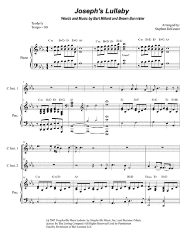 Joseph's Lullaby (arr. Stephen DeCesare)
