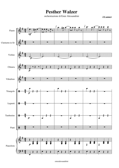 Pesther Walzer (arr. Ester Alessandrini)