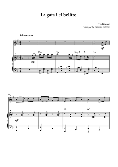 La gata i el belitre (arr. Kaiserin Rebecca)