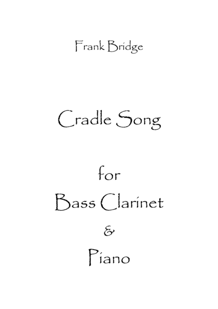 Cradle Song (arr. Spence Bundy)