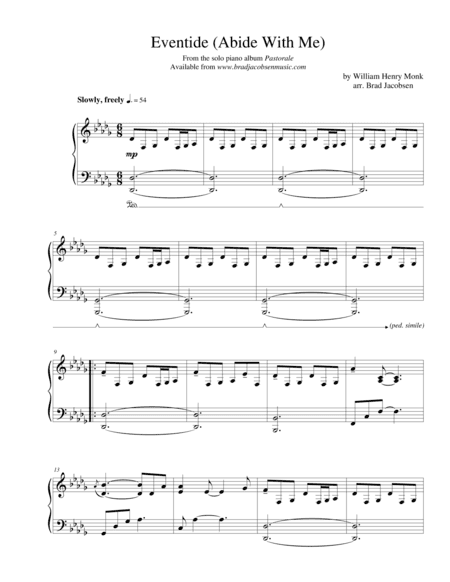 Eventide (Abide With Me) (arr. Brad Jacobsen)