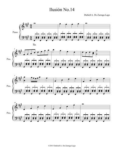 Illusions For Piano No.14