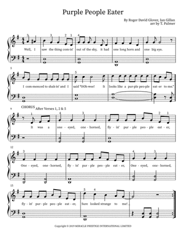 Purple People Eater (arr. Tasha Palmer)