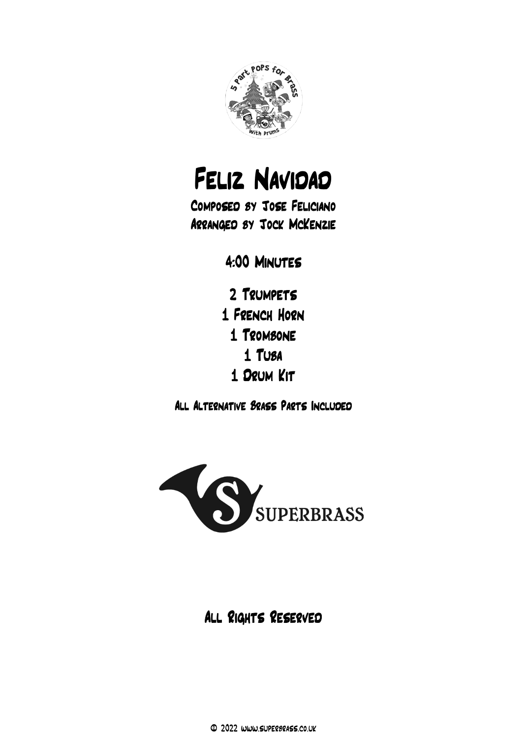 Feliz Navidad (arr. Jock McKenzie)