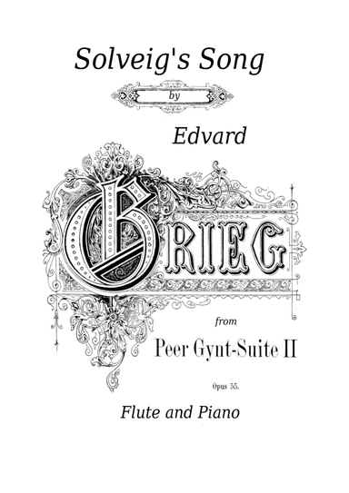 Solveig's Song (Solveigs sang) (arr. Glenn Martin)