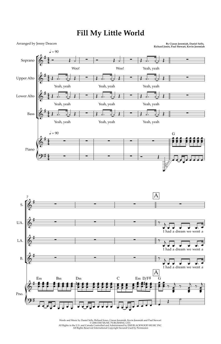 Fill My Little World (arr. Jenny Deacon)
