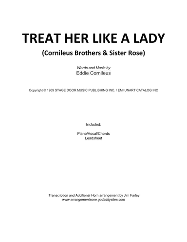 Treat Her Like A Lady (arr. Jim Farley)