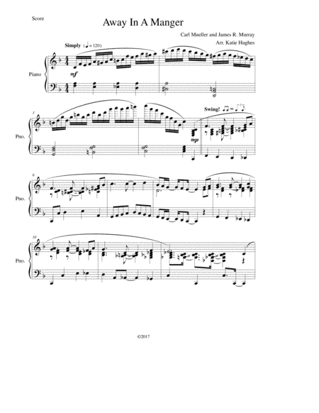 Away In A Manger (arr. Katie Hughes)