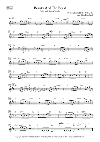 Beauty And The Beast (arr. ACT Bortolucci)