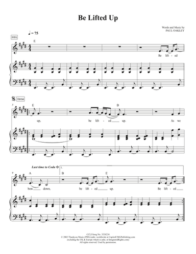Be Lifted Up (arr. Travis J. Gandy)