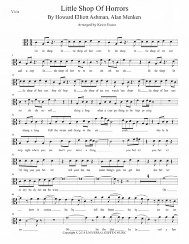 Little Shop Of Horrors (arr. Kevin Busse)