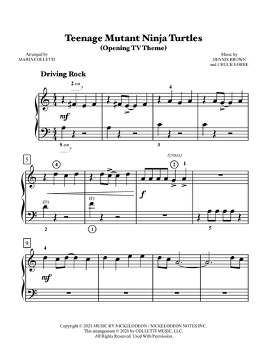 Teenage Mutant Ninja Turtles (arr. Maria Colletti)