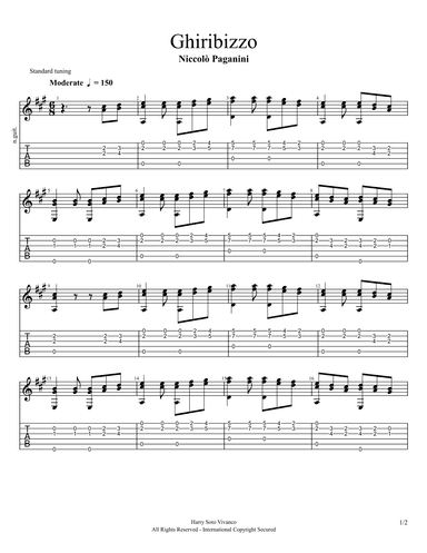 Ghiribizzo (arr. Harry Soto Vivanco)