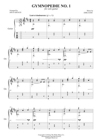 Gymnopédie No. 1 (arr. Art.o Artaud)