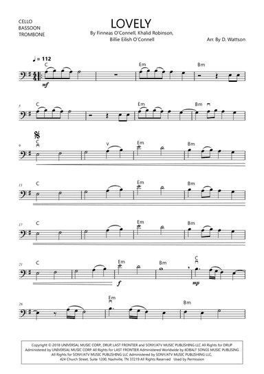 Lovely (arr. Douglas Wattson)