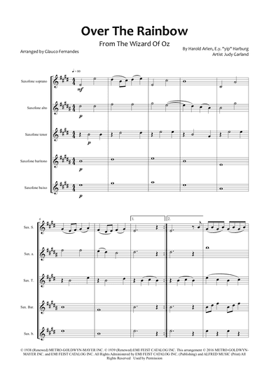 Over The Rainbow (arr. Glauco Fernandes)