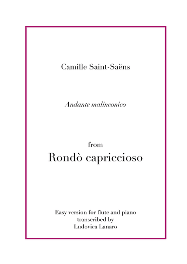 Andante - Rondò Capriccioso - EASY flute (arr. Ludovica Lanaro)