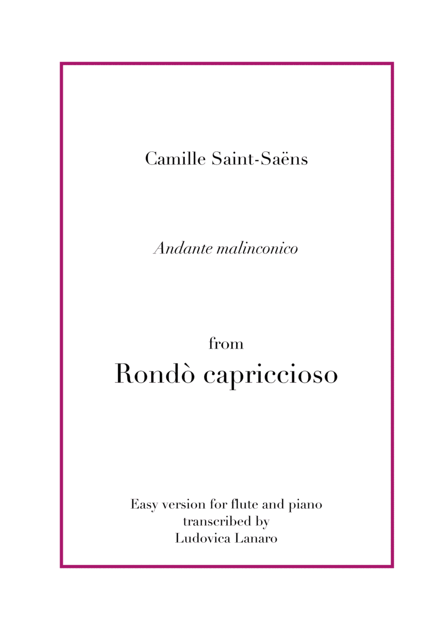 Andante - Rondò Capriccioso - EASY flute (arr. Ludovica Lanaro)