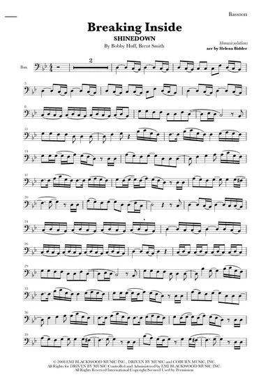 Breaking Inside (arr. By Helena Bidder)