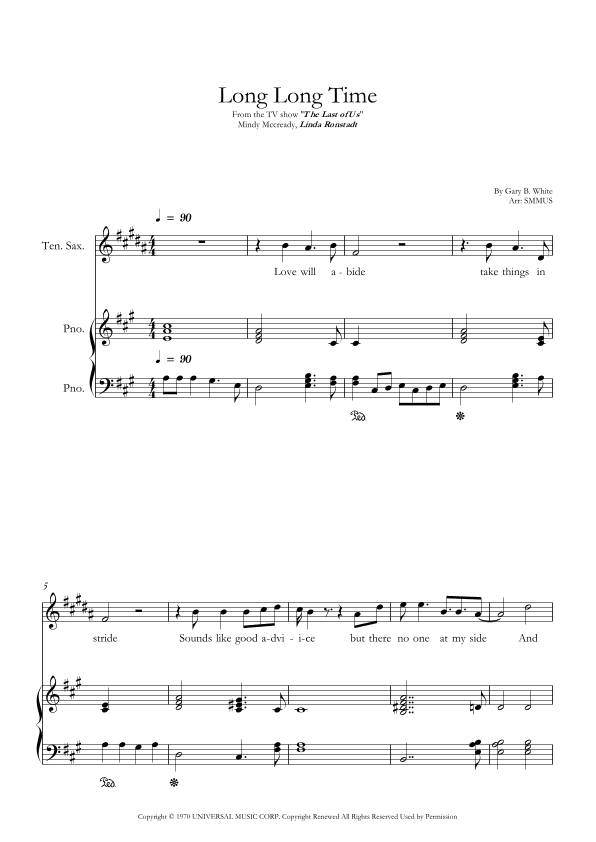 Long Long Time (arr. SMMUS)