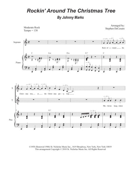 Rockin' Around The Christmas Tree (arr. Stephen DeCesare)