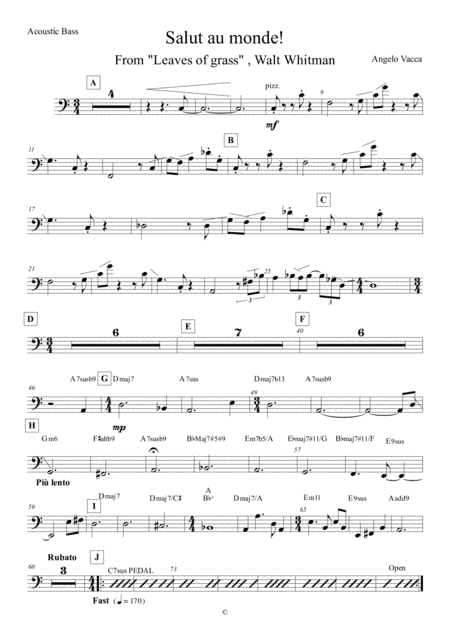 Salut au Monde! - parts