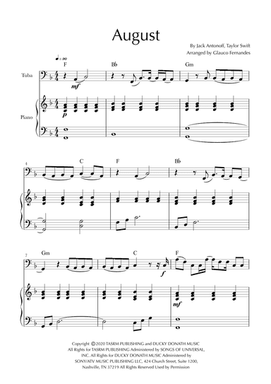August (arr. Glauco Fernandes)