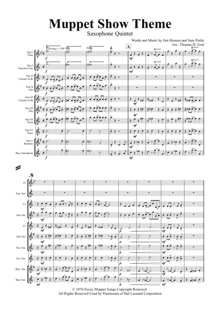 The Muppet Show Theme (arr. Thomas H. Graf)