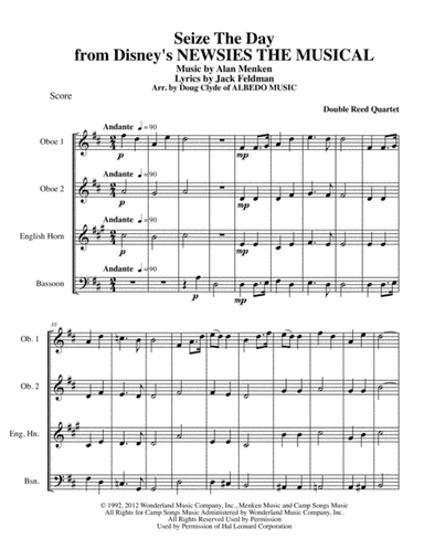 Seize The Day (arr. Doug Clyde)