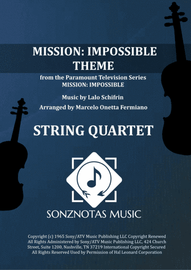 Mission: Impossible Theme  from the Paramount Television Series MISSION: IMPOSSIBLE (arr. Marcelo Onetta Fermiano)