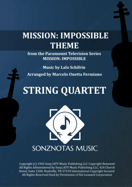 Mission: Impossible Theme  from the Paramount Television Series MISSION: IMPOSSIBLE (arr. Marcelo Onetta Fermiano)