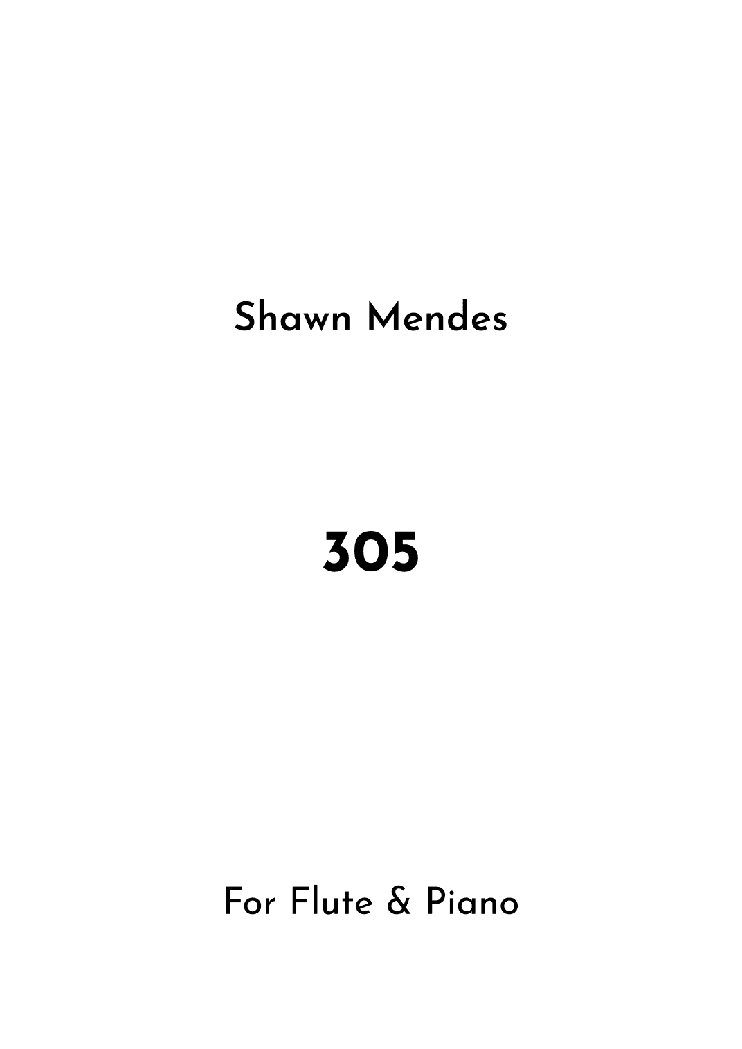 305 (arr. Jireh J.)
