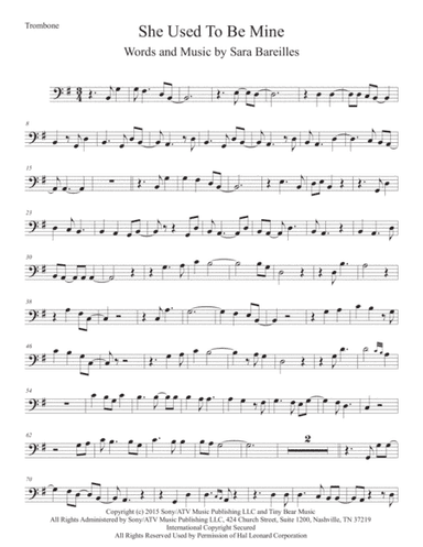 She Used To Be Mine from WAITRESS THE MUSICAL (arr. Kevin Busse)