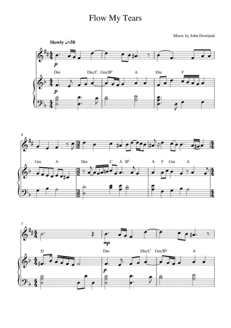 Flow My Tears (arr. Kaiserin Rebecca)