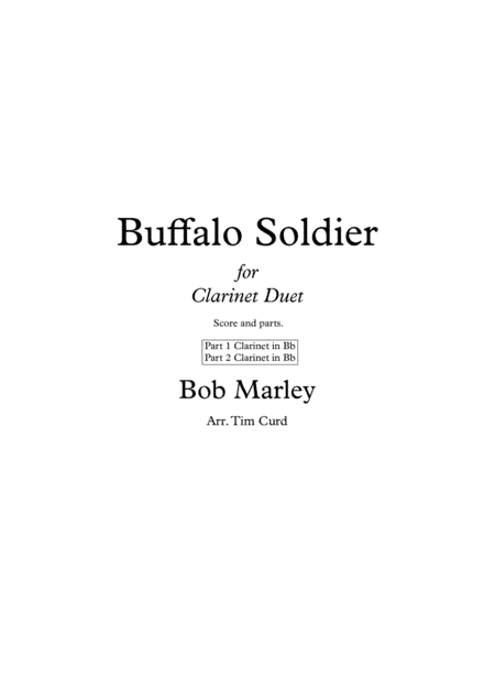 Buffalo Soldier (arr. Tim Curd)