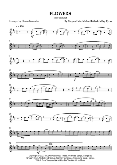 Flowers (arr. Glauco Fernandes)