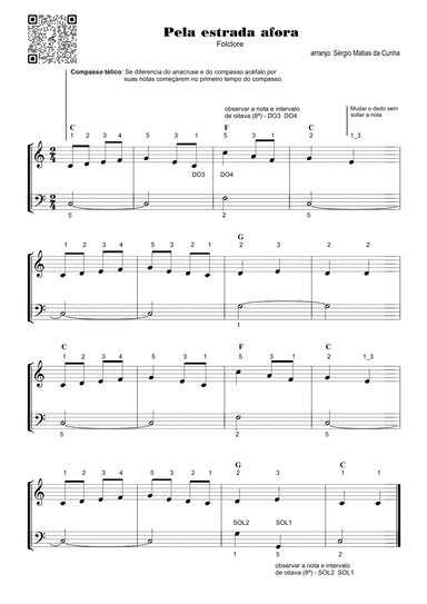 Pela estrada afora- Fase1 (arr. Sérgio Matias da Cunha)
