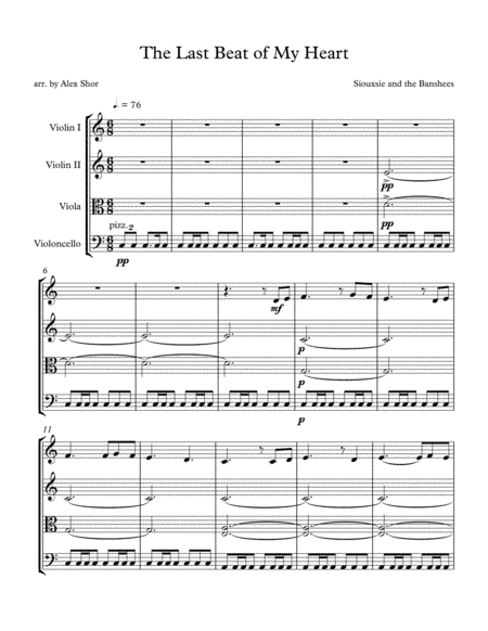 Beat Of My Heart (arr. Alex Shor)