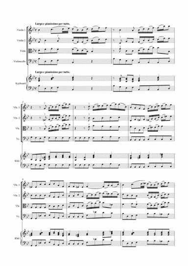 Where'er You Walk (string parts and continuo) for use with singer. (arr. Pam Moutoussi)