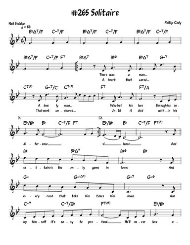 Solitaire (arr. John Fries)