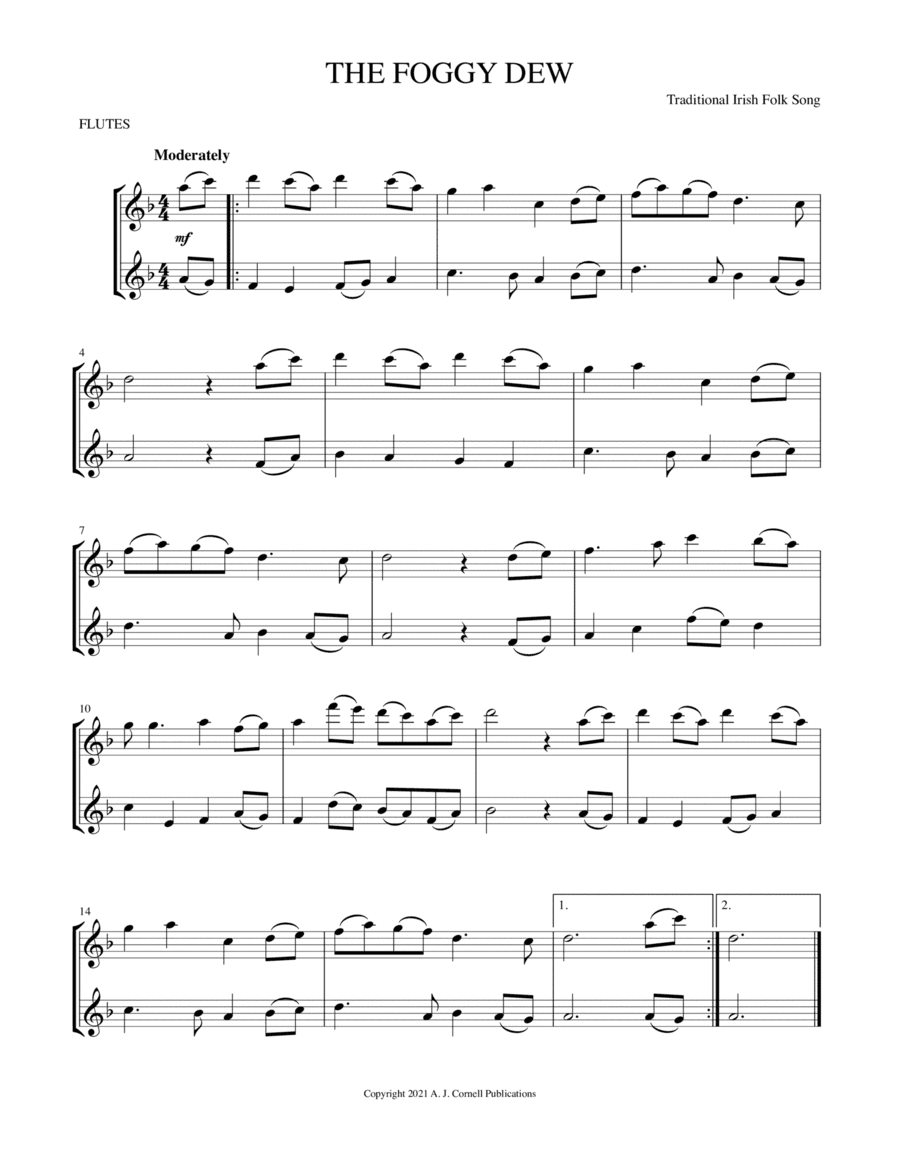 The Foggy Dew (arr. Mark Phillips)