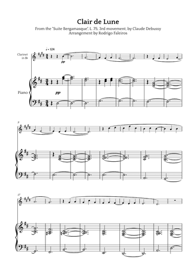 Clair de Lune (arr. Rodrigo Faleiros)