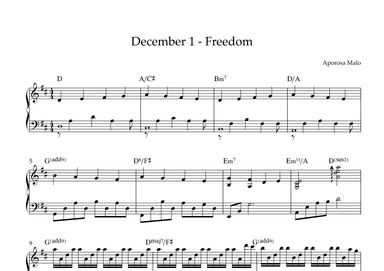December 1 - Freedom