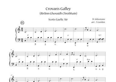 Crovan’s Galley  (Birlinn Ghoraidh Chròbhain) (arr. Julia Gordon)