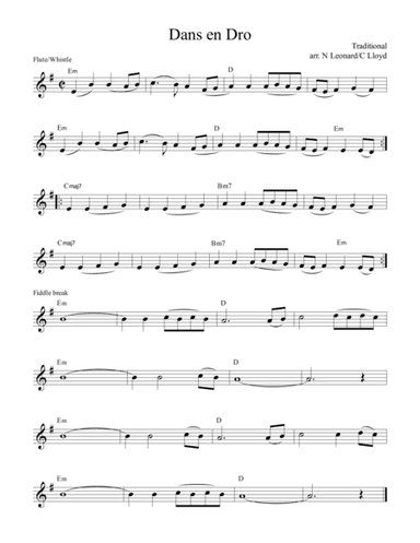 Dans en Dro (arr. Nicole Leonard, Chris Lloyd)