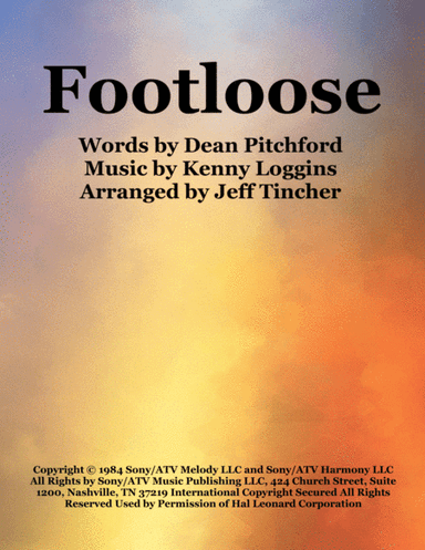 Footloose (arr. Jeff Tincher)