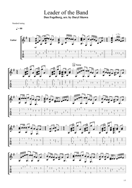Leader Of The Band (arr. Daryl Shawn)