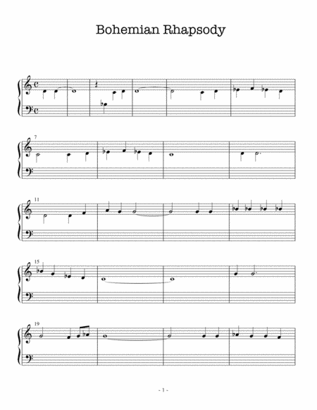 Bohemian Rhapsody (arr. Cyril Miranda)