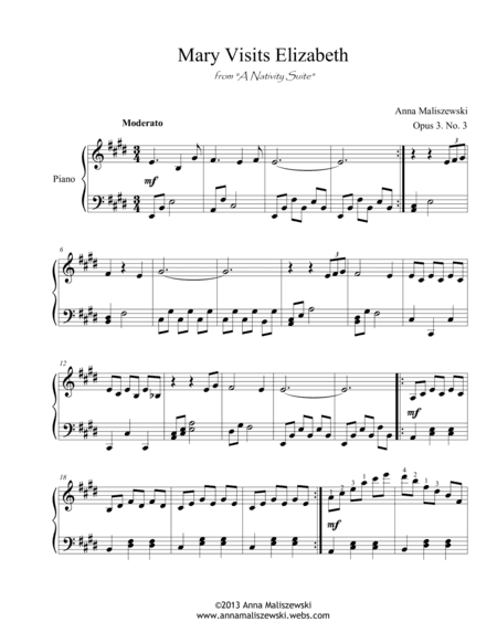 Mary Visits Elizabeth (from "A Nativity Suite")