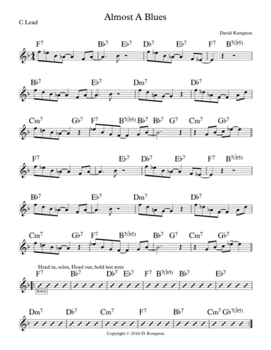 Almost A Blues - Jazz Combo